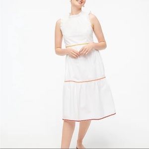 J Crew Tiered Ruffle Dress